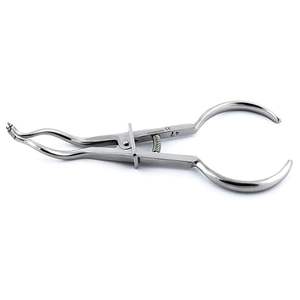 Forceps de Dam Brewer en caoutchouc de haute qualité 17,5 cm |   Pince à caoutchouc dentaire en acier inoxydable |   Instruments chirurgicaux dentaires - Product Image 2