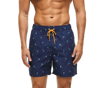 Shorts de Baño para Hombre 2026, Transpirables, 100% Poliéster, Casuales, Talla Adulto, Diseño Liso, Secado Rápido, Precio Económico - Product Image 1
