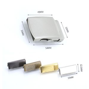 Hebillas de cinturón informales de acero con logotipo grabado personalizado al por mayor más vendidas - Product Image 5