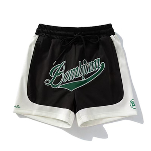 Pantalones Cortos de Baloncesto de Malla al Por Mayor, Pantalones Cortos de Baloncesto de Malla de Alta Calidad Hasta la Rodilla, Pantalones Cortos de Baloncesto Retro con Logotipo Personalizado, Pantalones Cortos de Baloncesto Bordados para Hombre - Product Image 2