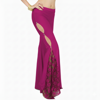 Pantalon de danse du ventre pour femme, personnalisé avec impression de marque, en nylon et élasthanne, impression numérique, détection d'aiguilles à faible coût, vente en gros