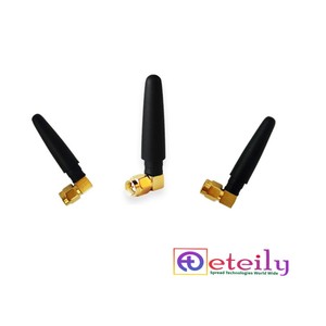 Antenne ETEILY 915 MHz 2,5 dBi en caoutchouc pour connecteur mâle R/A IP65 50W, applications de communication intérieure, fiable, fabriquée en Inde - Product Image 1