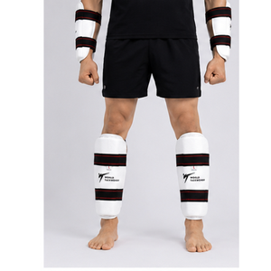 Protège-tibias en néoprène pour le taekwondo mondial avec sangle réglable pour adultes, toutes saisons, protection pour les arts martiaux - Product Image 1