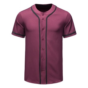Layanan OEM Pakaian Olahraga Lengan Pendek Berbahan Mesh Bernapas, Desain Sublimasi Penyerap Keringat, Jersey Baseball Softball - Product Image 1