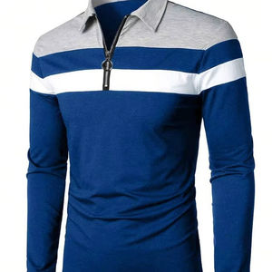 Camisa de Hombre de Alta Calidad Hecha 100% de Algodón, Talla Personalizada, Transpirable, Ecológica, Cuello Alto, 220g, Precio al por Mayor, Talla Adulto - Product Image 1