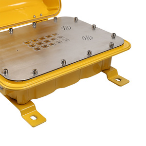 Téléphone industriel <span class=keywords><strong>IP</strong></span> analogique robuste mains libres avec clavier et fonction d'appel d'urgence SOS, étanche IP67 - Product Image 4