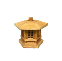 Lanterne en bois avec dessus en métal poli, écologique, classique, porte-bougie décoratif, utilisation intérieure/extérieure, personnalisable, impression typographique