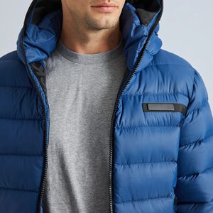 Chaqueta Acolchada con Capucha para Hombre, Súper Suave, de Alta Calidad, Hecha a Medida, con Cuello Alto y Bolsillos Laterales, Estilo Invernal - Product Image 5