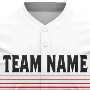 Camiseta de Béisbol para Hombre, Manga Corta, Diseño a Rayas con Bloques de Color, Cierre de Botones, Absorbe la Humedad, Poliéster, Uso Regular en Ropa Deportiva - Product Image 5