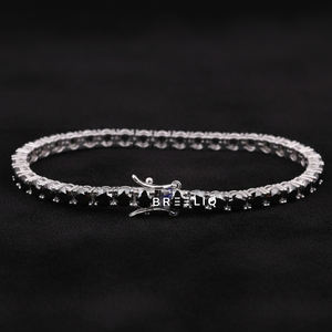 Elegante Pulsera de Tenis de Plata de Ley 925 con Diamantes de Moissanita, Joyería de Lujo con Brillo Brillante para Fiestas y Regalos - Product Image 5