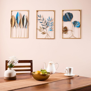 ของตกแต่งผนังรูปใบไม้โลหะ ดีไซน์ใบไม้ที่ได้แรงบันดาลใจจากธรรมชาติ เหล็กทนทานและติดตั้งง่าย - Product Image 6