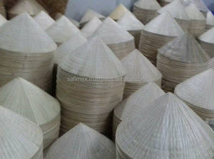 Sombrero cónico tradicional de hoja de palma de Vietnam con precio barato de fábrica/Venta caliente sombrero de paja vietnamita para la moda 2025 - Product Image 4