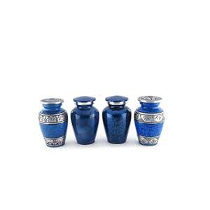 Premium Modern Engraved Customizable Design <b>Keepsake</b> Urn for Human Ashes Colored Cremation <b>Memorial</b> Gift <b>Box</b> Adult Burial - Product Image 1