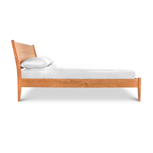 Wholesale Mid-Century Modern Solid Wood Platform <b>Bed</b> | Scandinavian Light Wood Double <b>Bed</b> Frame - Product Image 3
