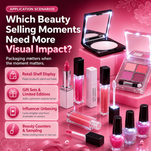 Vegan Liquid <b>Light</b> up Lip Gloss with LED <b>Light</b> and Mirror Screw Cap 6.5ml Capacity Customizable Screen Printing Private Label - Product Image 2