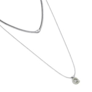 Collar con Colgante de Plata 925 con Letra Q y Moissanita, Estilo Clásico Unisex, Amuleto, Regalo, Joyería - Product Image 2