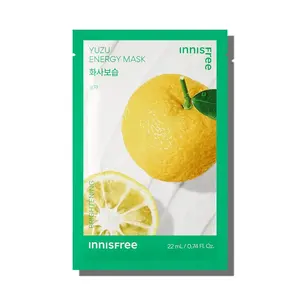 แผ่นมาส์กหน้าพลัง inisfree Yuzu 1P - Product Image 1