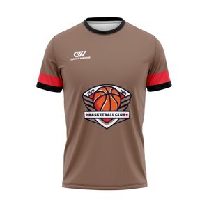 Custom Basketball Shooting Tee Short Sleeve Moisture Wicking Lightweight Team Jersey 100% Polyester Uniform OEM/ODM Manufacturer - Product Image 1