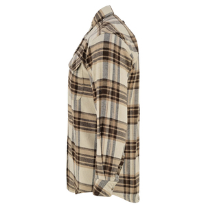 Camisa de Franela a Cuadros para Hombre, de Algodón Grueso, Casual, de Manga Larga, con Botones, Estilo Workwear, con Puños y Bolsillos de Pana - Product Image 4