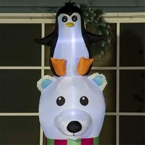 Christmas Snowman <b>Inflatable</b> <b>Outdoor</b> <b>Holiday</b> <b>Yard</b> <b>Decorations</b> for Festive Season - Product Image 5