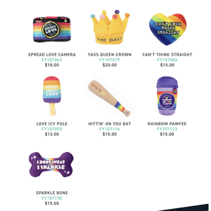 ตุ๊กตาขนฟูสำหรับสัตว์เลี้ยง ใหม่ล่าสุด คิวปิด ดั๊ก - Product Image 1