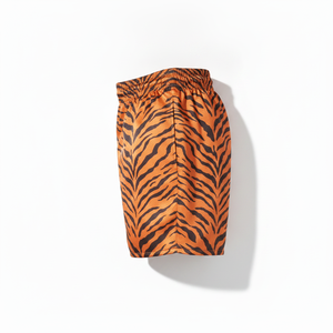 Shorts unisexes à imprimé tigre, dernière tendance, coupe classique, en polyester extensible pour adultes - Product Image 4