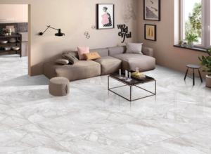 กระเบื้องพอร์ซเลนเงาหรูหรา ขนาด 800x1600 1200x1800 750x1500 มม. กระเบื้องพรีเมียมสำหรับห้องนั่งเล่น ห้องน้ำ ห้องครัว สำนักงาน - Product Image 6