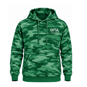 Sweat à capuche camouflage vert forêt pour homme, imprimé personnalisé, en molleton, avec poche kangourou, cordon de serrage, manches longues, vêtement de sport décontracté - Product Image 1