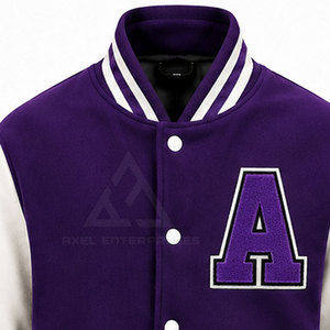 Casual Men <b>Letterman</b> <b>Jacket</b> Embroidered Outerwear Bulk Supplier Durable Men <b>Letterman</b> <b>Jacket</b> - Product Image 5