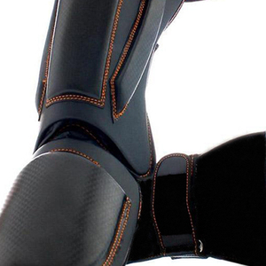 Protège-tibias en PU/cuir durables au meilleur prix, personnalisables pour MMA et Kick Boxing, protection de base, nouveau design, protège-pieds et protège-jambes - Product Image 6