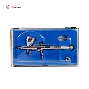 Aérographe à alimentation par gravité à double action Lematec 9cc, buse de 0,2 mm, acier inoxydable, outil de peinture pour modélisme et art - Product Image 3