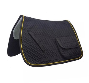 Basic All Purpose <b>Quilted</b> Saddle Pad Equestrian Bareback Riding Pad Horse Riding Equestrian Saddle Pad for Horses - Product Image 2