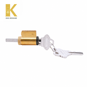 Cylindre de serrure de porte SX Keyway en laiton sur mesure 32 mm noir mat longueur réglable - Product Image 6