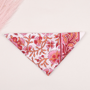 Pañuelo de Algodón Orgánico con Estampado Artesanal, Estilo Indio Tradicional con Diseño Floral, Pañuelo de Algodón Unisex Hecho a Mano de Lujo, Venta al Por Mayor - Product Image 4