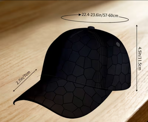 1pc Featuring a Dark Geometric Design This Classic Baseball <b>Cap</b> Is Suitable for All Seasons It S a Lightweight Polyester Duck - Product Image 6