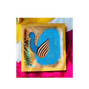 Plateau de service en bois naturel, motif lune Ramadan Aïd, pour la décoration et les articles de cuisine, avec design imprimé - Product Image 1