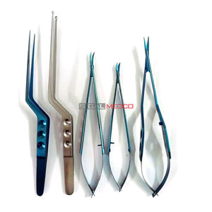 Kamiyama Scissors Micro Tissue Forceps Tumor Holding Forceps General Surgery Instrument Set Precision Microsurgical Manual - Product Image 5