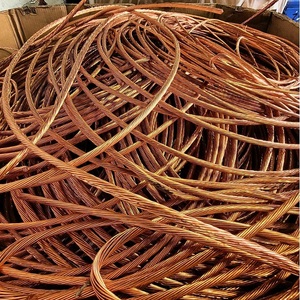 Déchets de fil de cuivre à fort potentiel de récupération, proposés au prix de gros pour les installations de recyclage et les déchiqueteurs de matériaux. - Product Image 1