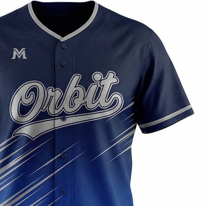 Professional Sublimated <b>Baseball</b> Jersey Custom Fit Breathable Mesh Material Vibrant Design Sports Team Uniforms OEM - Product Image 2