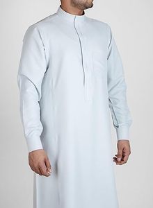 New Arrival Dubai Kuwait <b>Thobes</b> Elegant Cotton <b>Thobes</b> Manufacturer Summer Modern Modest Prayers Islamic Jubbah <b>Men</b> OEM Custom - Product Image 5
