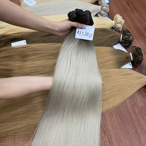 Proveedor de Cabello Natural Liso en Trama, Cabello Virgen de Doble Trama, Paquetes de Cabello Virgen en Varios Colores - Product Image 1