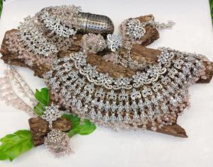 Vibrant Afghan Multi Color Stone Floral Vine <b>Necklace</b> Set With Emerald <b>Ruby</b> And Amethyst Crystals On Antique Gold - Product Image 6