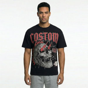 T-shirts à manches courtes pour hommes, vêtements de travail d'été fins et amples, hauts pull-over, t-shirts de sport légers pour hommes - Product Image 1