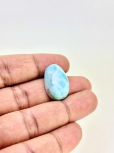 Larimar Natural de Primera Calidad, Cabujón Suelto, Color Azul Fino, Cristal Curativo para Joyería - Product Image 5