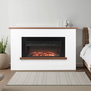 Chimenea Eléctrica Independiente de 65.5 Pulgadas, 1500W, 5120BTU, con Protección Contra Sobrecalentamiento, Fácil Instalación - Product Image 4