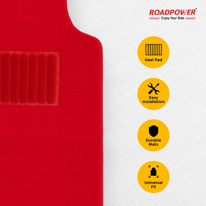 Alfombrillas de Coche ROADPOWER (RP-MAT-033) Premium de 5 Piezas, Duraderas, Diseño de Fácil Colocación, Tela Resistente de Alta Calidad con Bordes Reforzados - Product Image 6