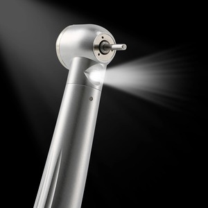 หัวกรอฟันความเร็วสูงแบบ LED 4/2 รู พร้อม E-generator หัวมาตรฐาน ระบบฉีดน้ำสามทาง ปุ่มกด สำหรับงานทันตกรรม/โรเตอร์ - Product Image 4
