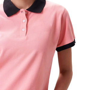 Polo de Mujer de Alta Calidad, Corte Ajustado, 100% Algodón, Buen Precio, con Logotipo Personalizado, Transpirable - Product Image 4