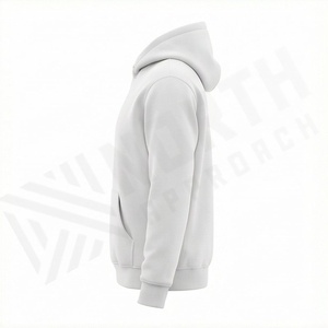 Sudadera con Capucha Personalizada de Forro Polar Grueso de Doble Capa para Hombre, Sudadera con Capucha Bordada con Logotipo para Invierno, Talla Grande, Color Liso Personalizado - Product Image 3