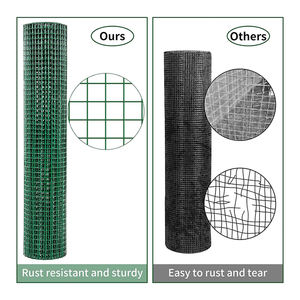 <span class=keywords><strong>Grillage</strong></span> soudé en fer à faible teneur en carbone galvanisé Hebei, mailles carrées <span class=keywords><strong>de</strong></span> 1/2"x1/2", 30m par <span class=keywords><strong>rouleau</strong></span>, pour cages à oiseaux - Product Image 6